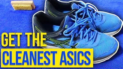 cleaning asics shoes.